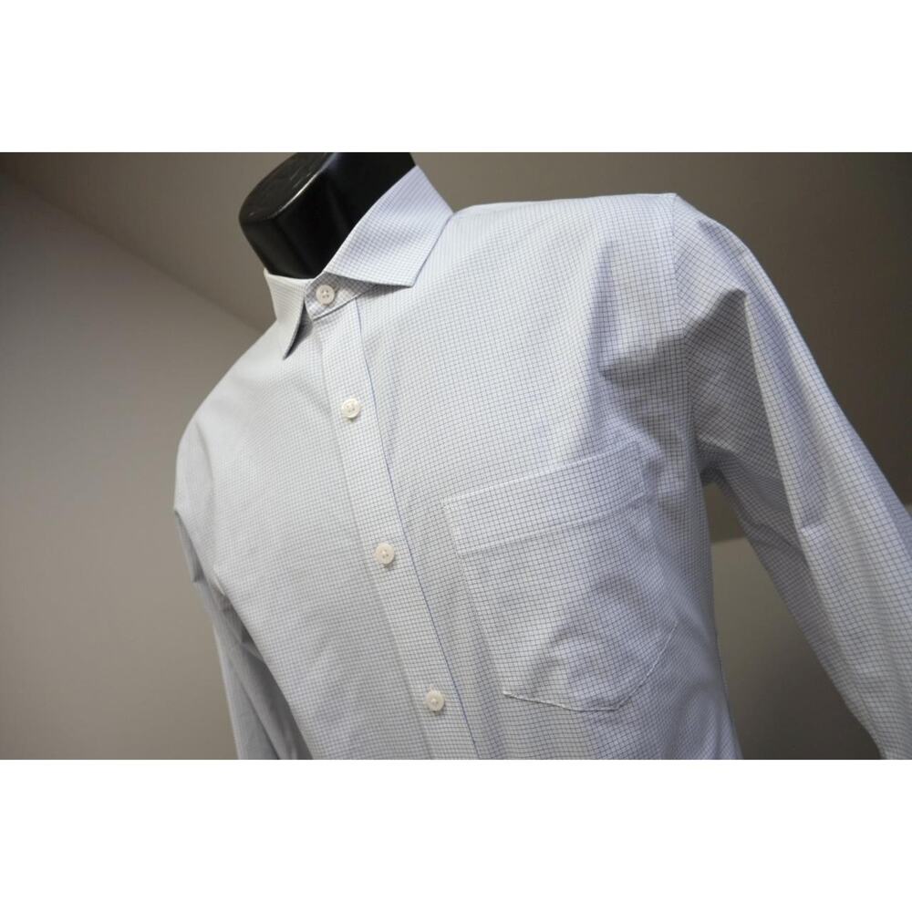 J Crew Thompson‎ Dress Shirt Stretch Button Up Plaid Long Sleeve Mens Size Small